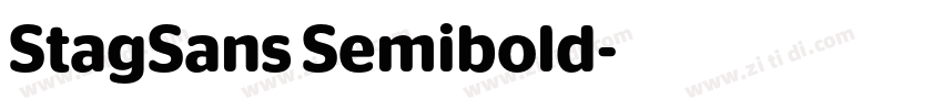 StagSans Semibold字体转换 StagSans Semibold字体转换